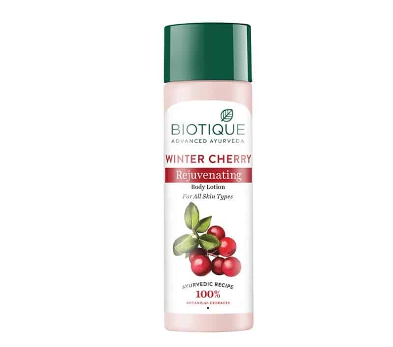 Biotique Winter Cherry Rejuvenating Body Lotion, 190ml