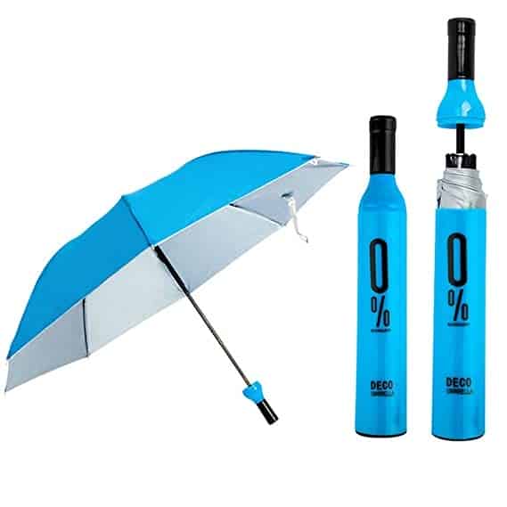 Umbrella for Men & Women Compact Bottle Umbrella, Polyester Fabric With UV Protection With Anti-Slip Handle Umbrella