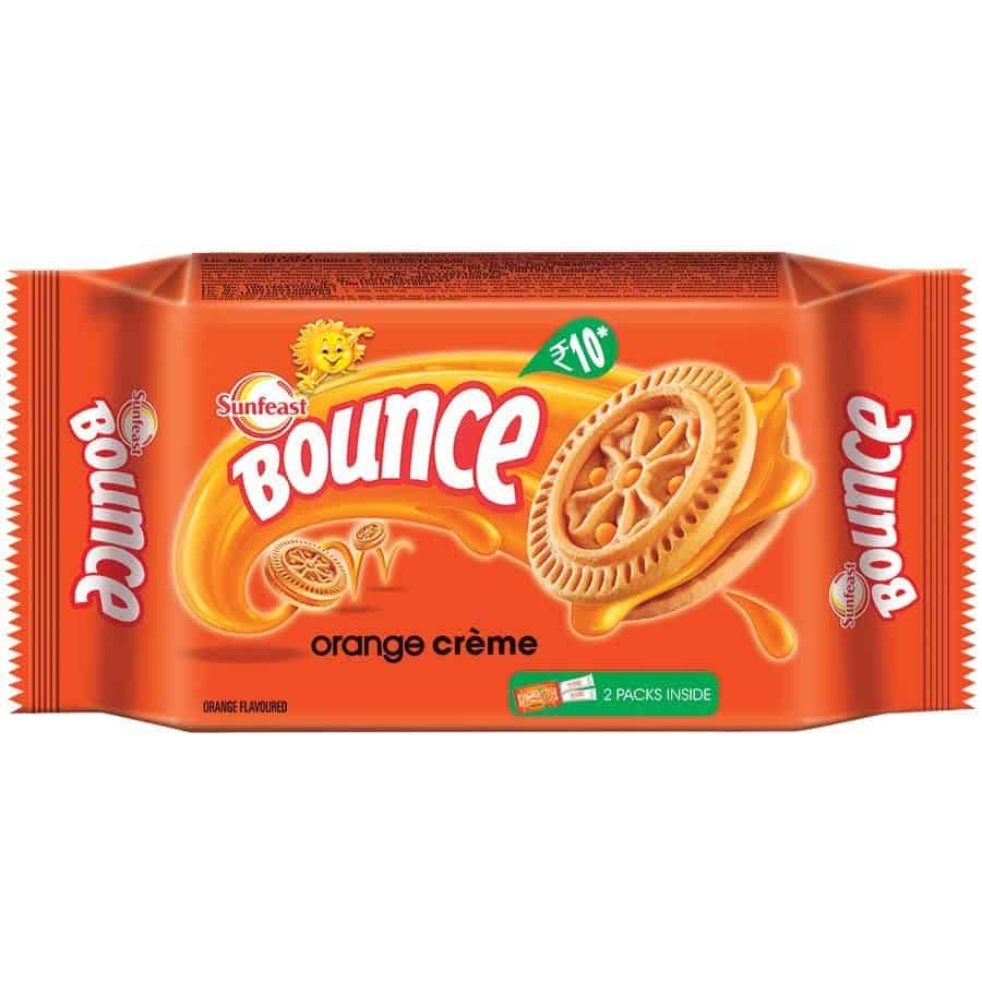 Sunfeast Bounce Orange Crème Biscuits