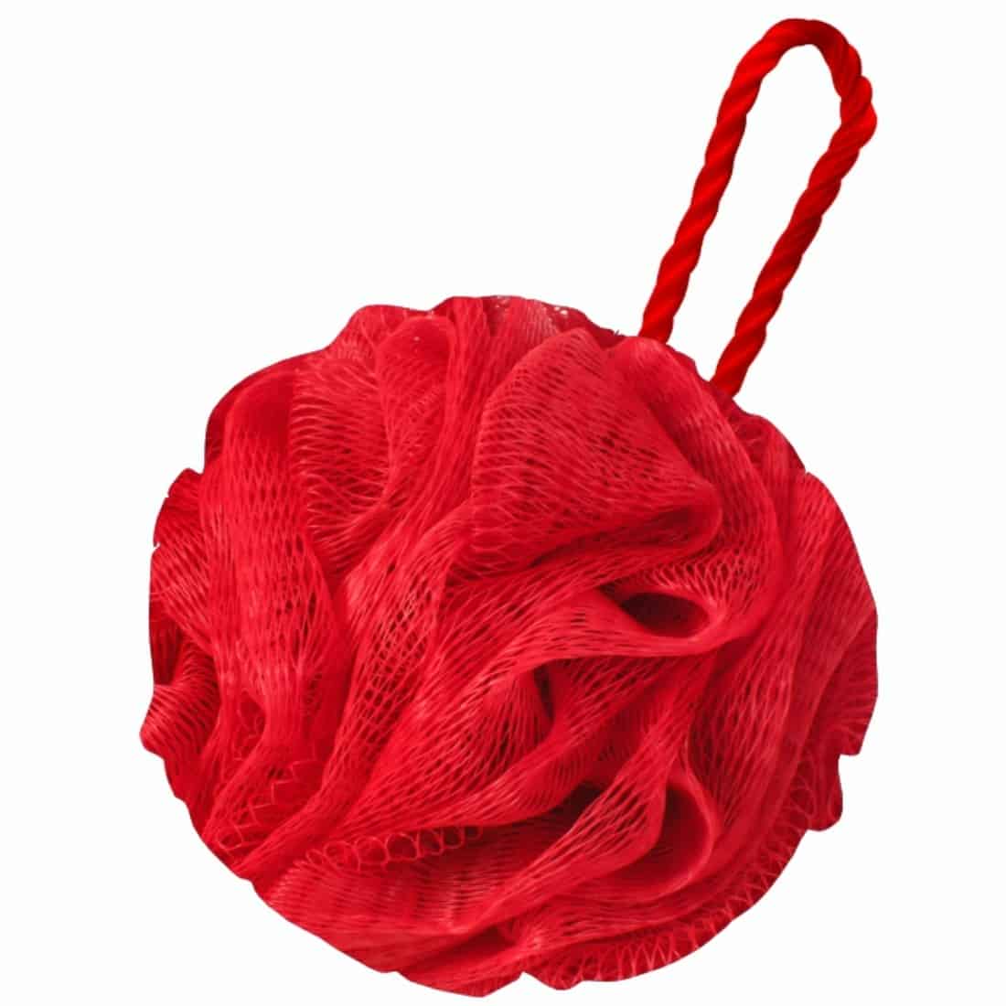 Gubb Luxe Sponge Round Loofah, Coral