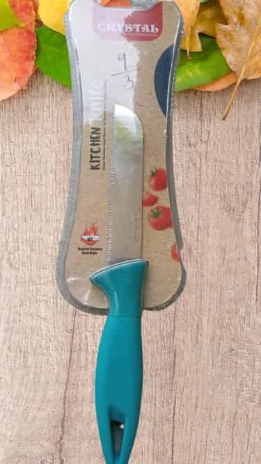 Crystal Stainless Steel All Purpose Knife, 20cm, Multicolour(CL018)
