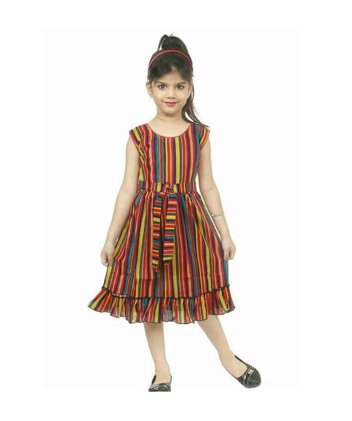 Beautiful Girls Cotton Printed Frocks & Dresses