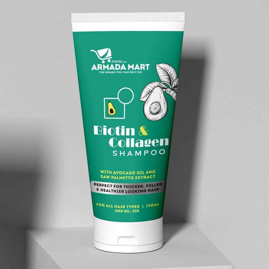 Armada Mart Biotin & Collagen Shampoo, 150ml