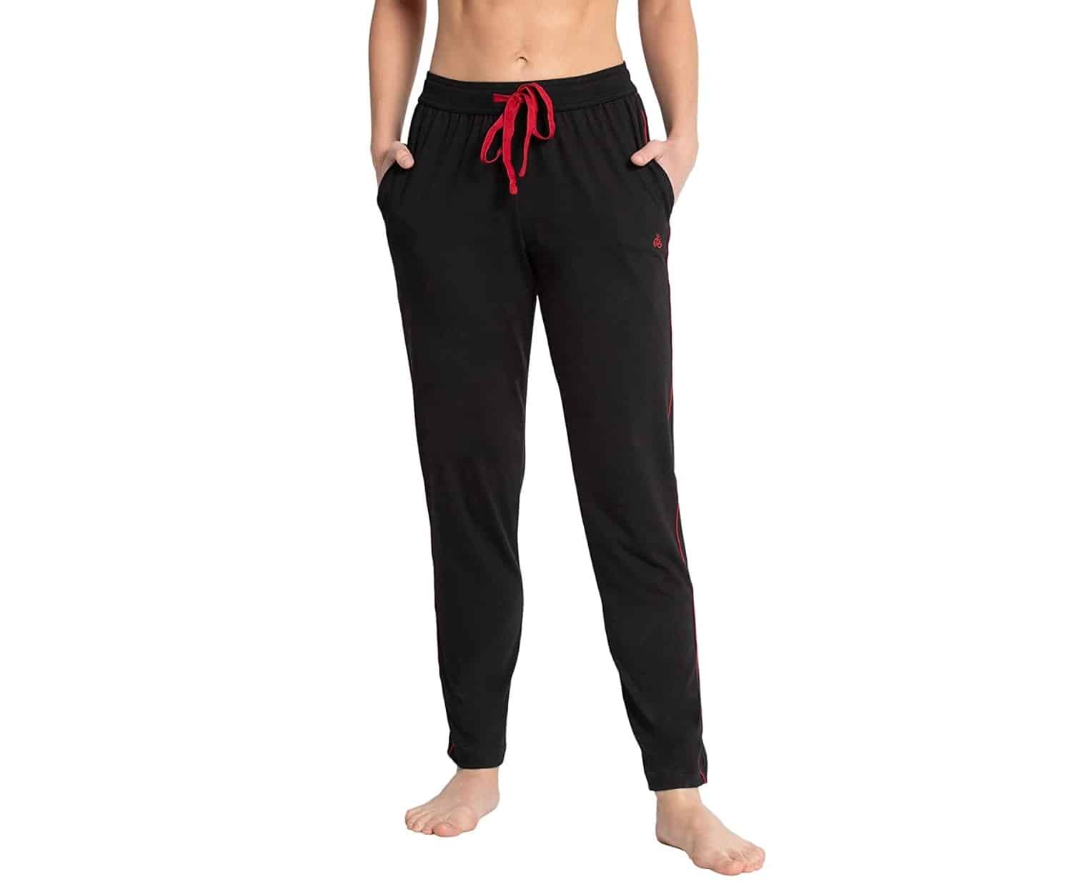 Jockey Relaxed Pants for Women - Black, Style #1305