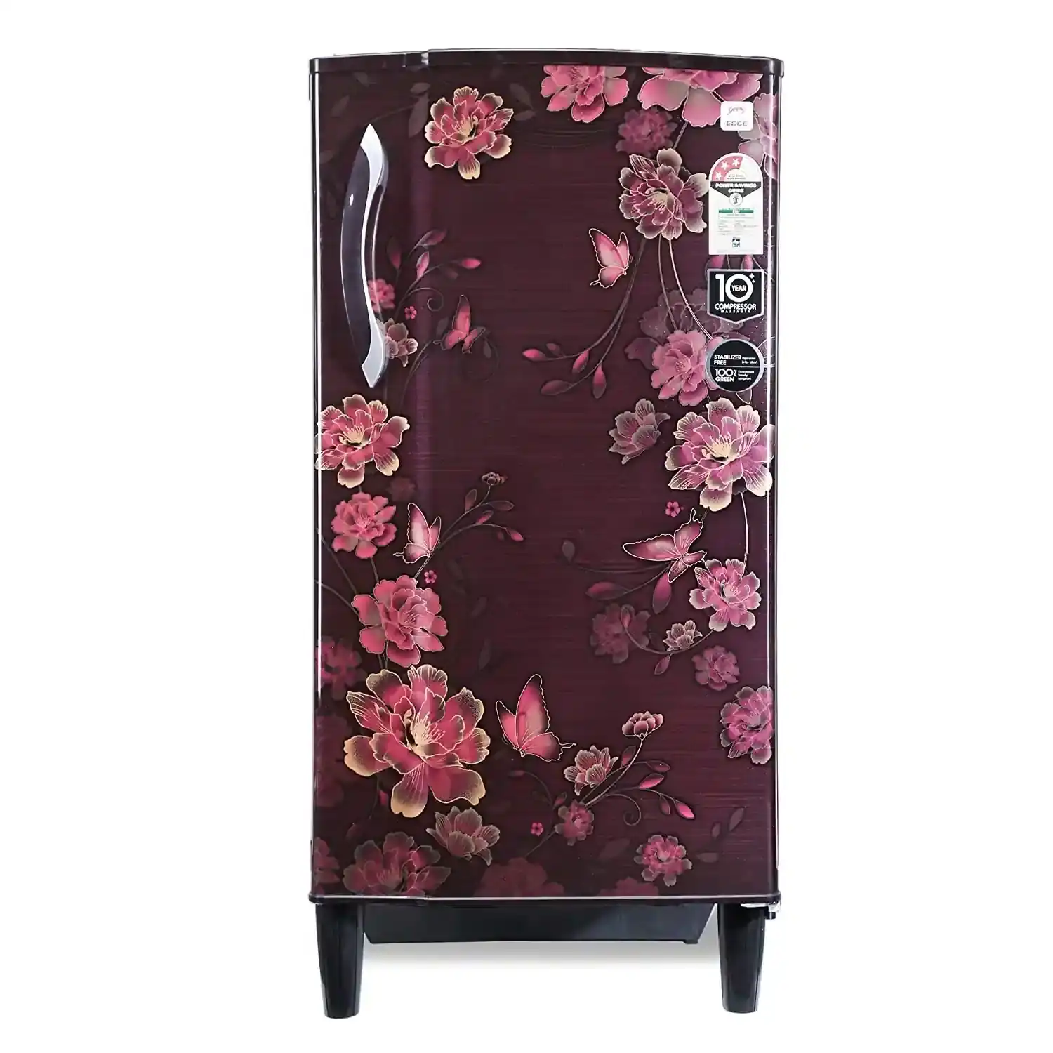 Godrej 2 Star Direct Cool Single Door Refrigerator Joy Wine 190 L (RD EDGE 205B 23 WHF JY WN)
