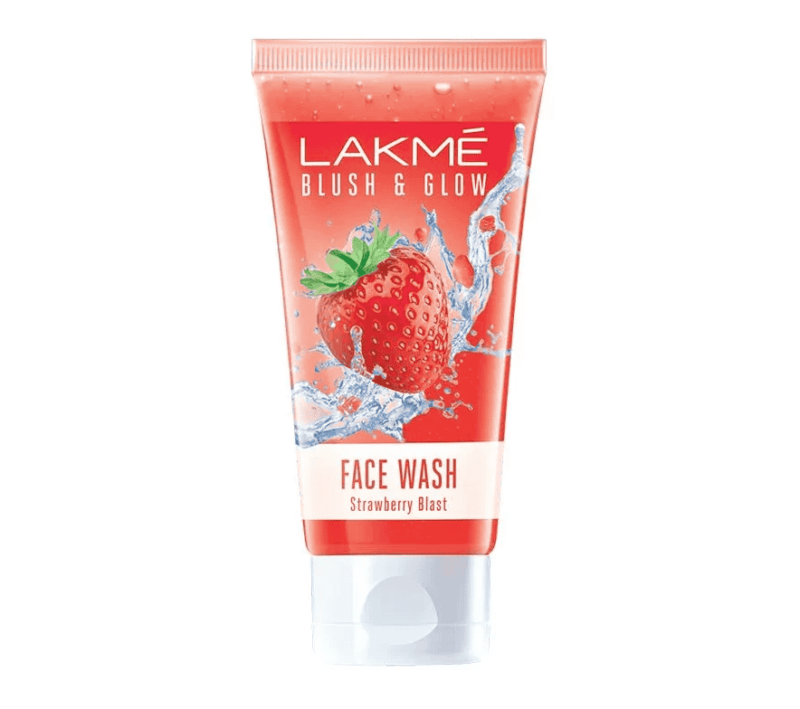 Lakme Blush & Glow Strawberry Gel Face Wash