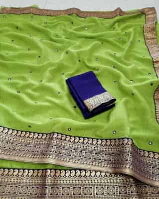 Women's Fashionable Chiffon Sarees