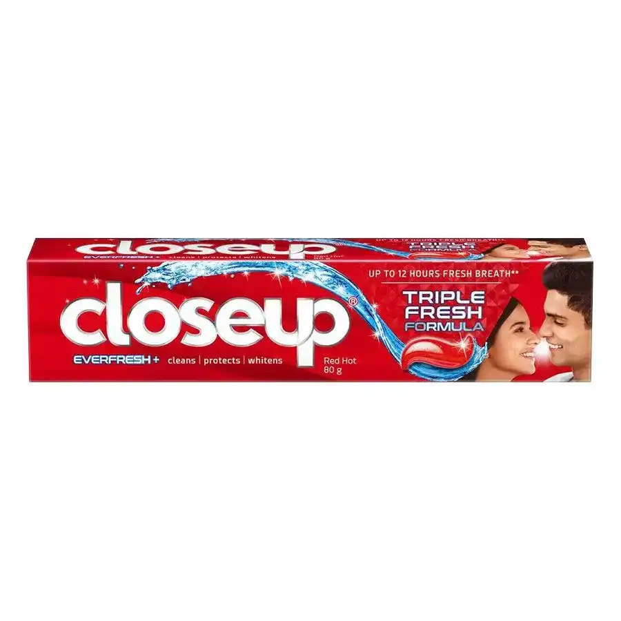 Closeup Red Hot Anti-Germ Everfresh+ Gel Toothpaste, 80g