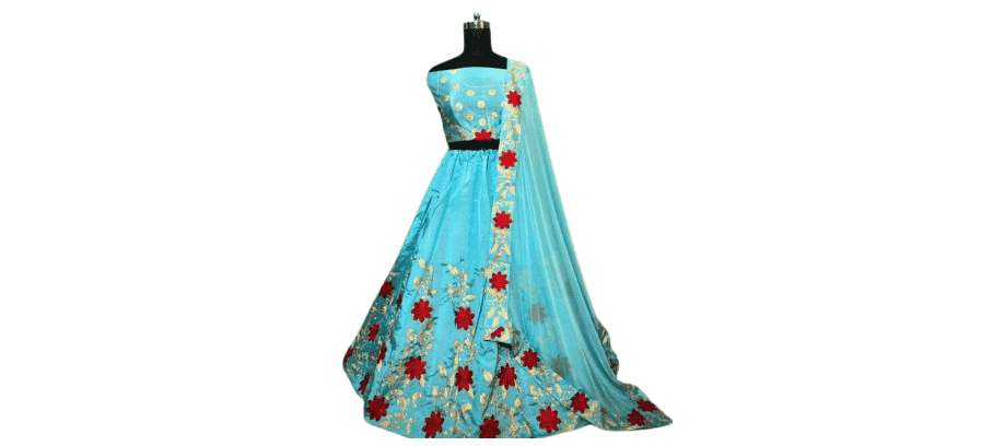 Women's Stylish Taffeta Silk Lehengas