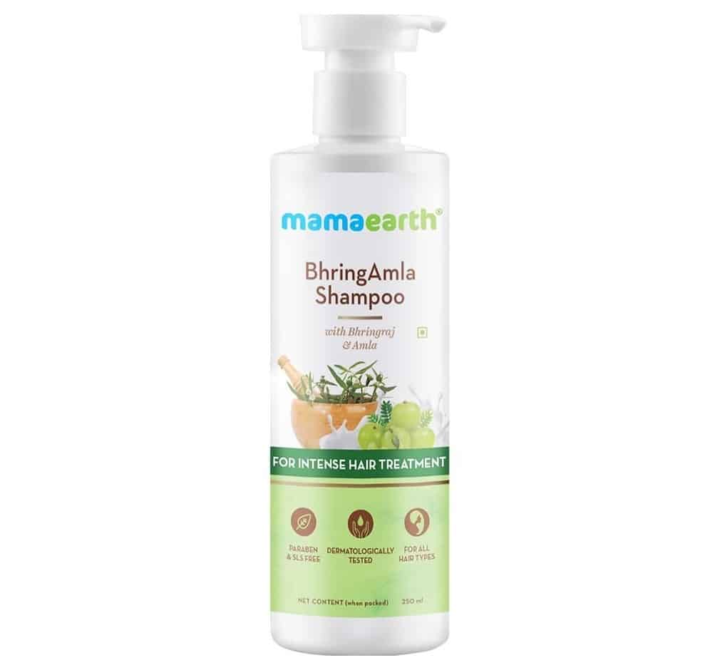 Mamaearth BhringAmla Shampoo for Intense Hair Treatment, 250 ml