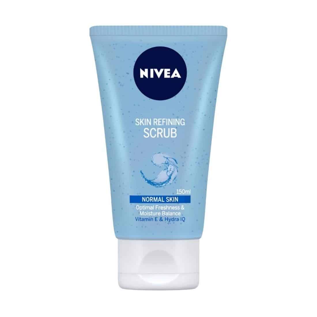 Nivea Women Aqua Face Wash - Skin Refining Scrub With Vitamin E