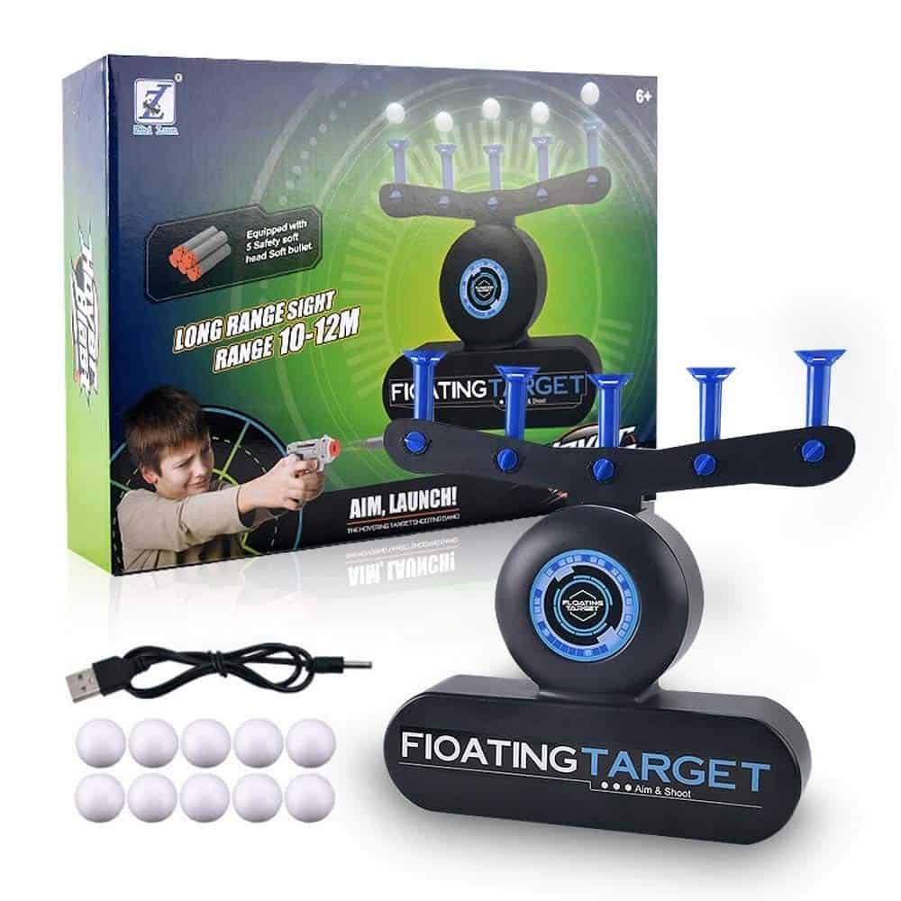 Shot Floating Target Game, Foam Dart Blaster Shooting Ball Toy Target Practice Toys with 10 Soft Floating Balls
