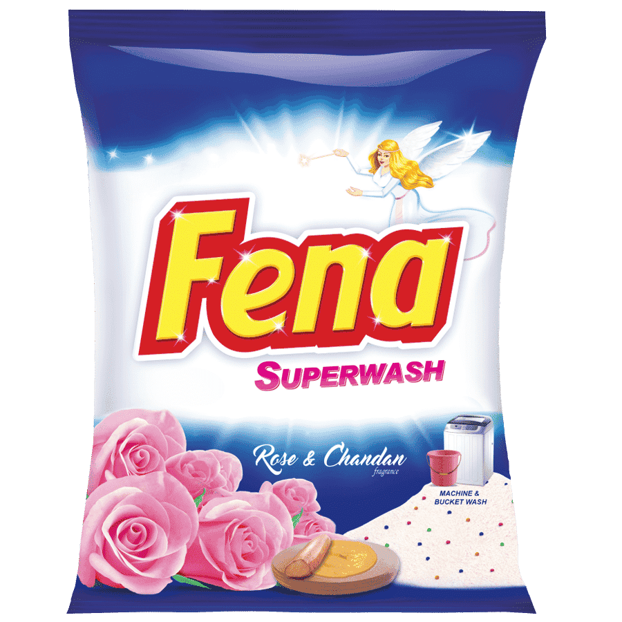 Fena Detergent Powder - Rose & Chandan, 4 Kg