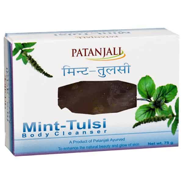 Patanjali Mint Tulsi Body Cleanser Soap, 75g