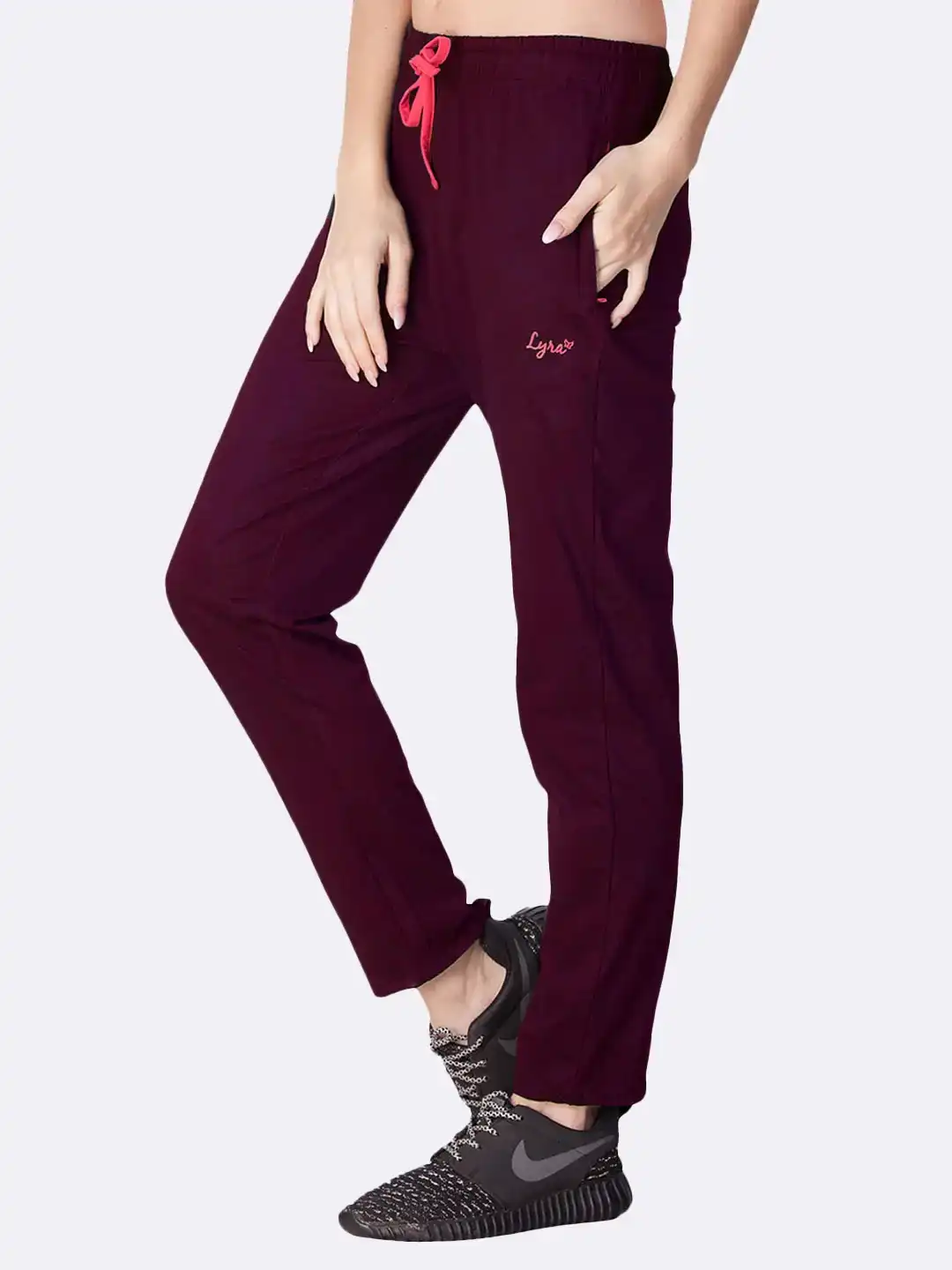 Maroon Track Pant #312  LYRA TP 312 BRGNDY 1 PC