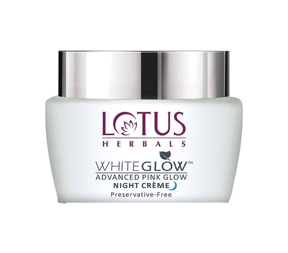 Lotus Herbals Whiteglow Advanced Pink Glow Night Cream, 50g