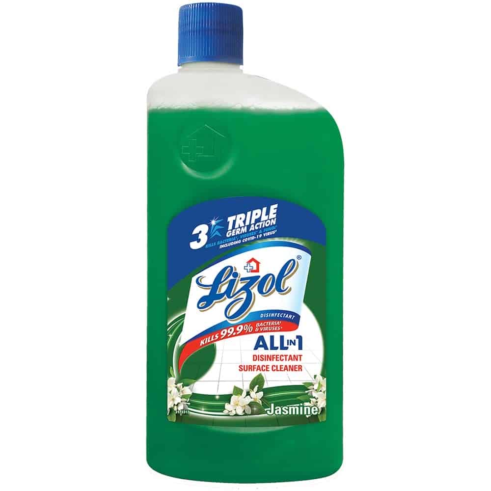 Lizol Disinfectant Jasmine Surface & Floor Liquid Cleaner, 975ml