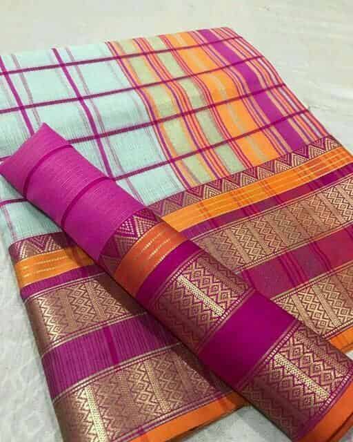 Beautiful Kota Zari Cotton  Sarees