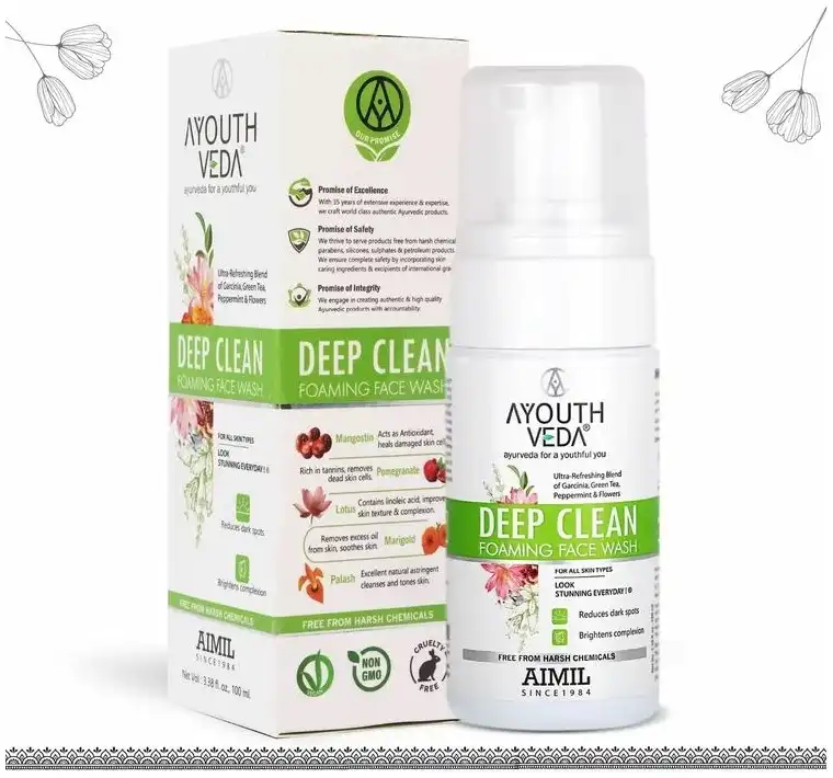 Ayouthveda Deep Clean Foaming Face Wash Face Wash