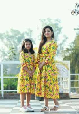 Comfy Sensational Cotton Mother Daughter Cotton Dress