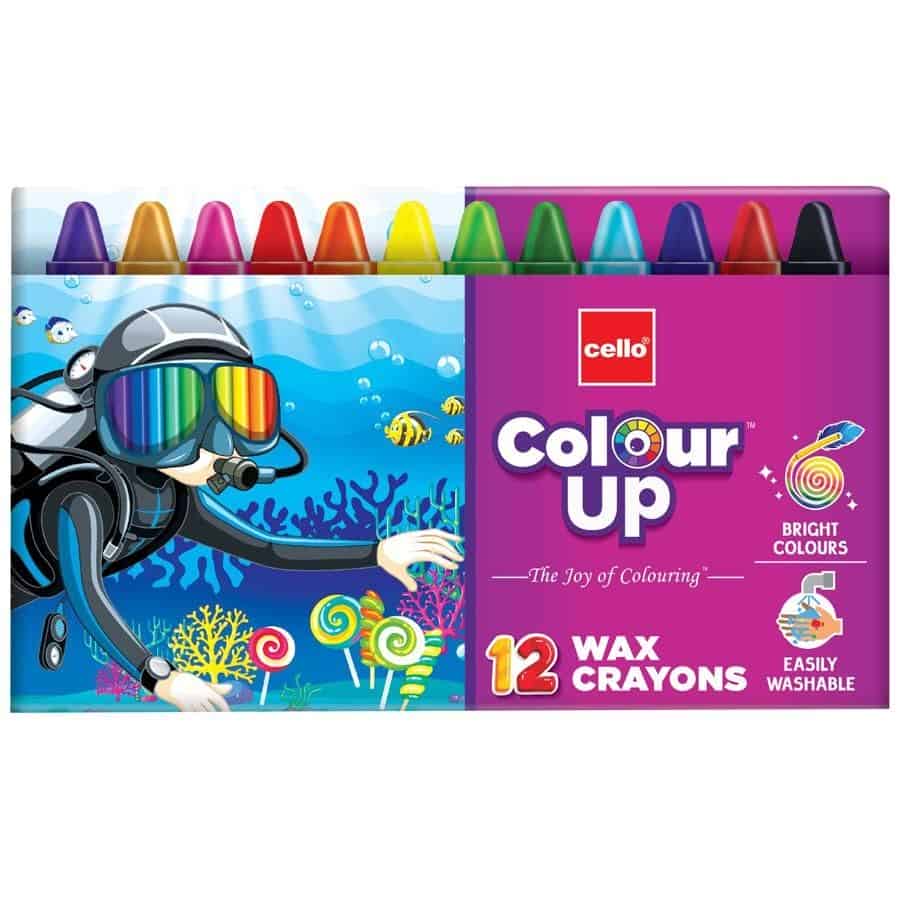 Cello ColourUp Wax Crayons