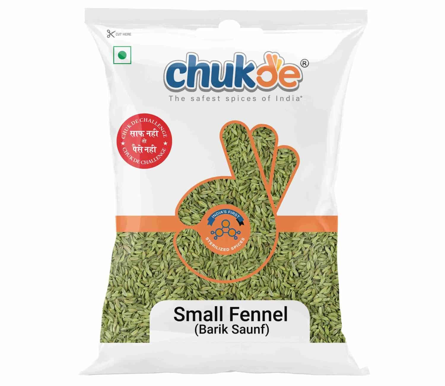 Chukde Sabut Barik Saunf (Small Fennel Seeds), 100g