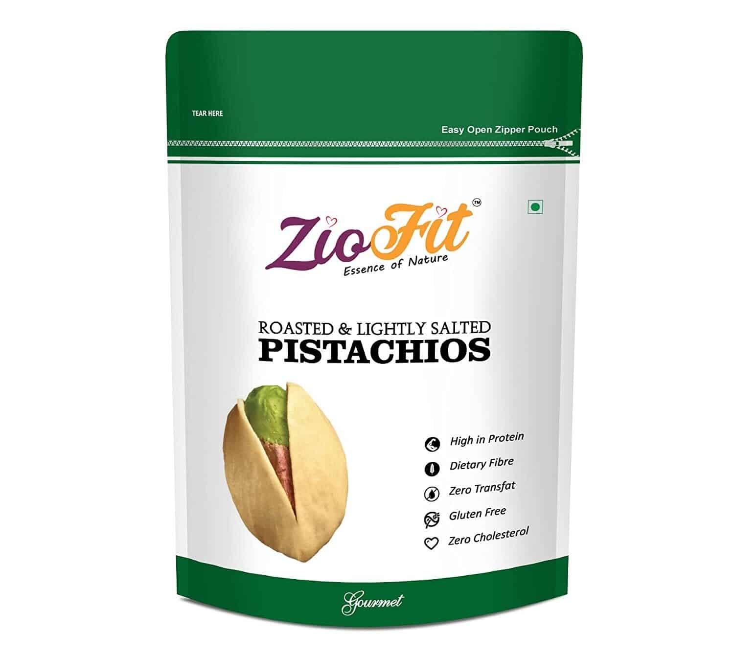 Ziofit Roasted & Lightly Salted Pistachios, 200g (Buy 1 Get 1 Free)