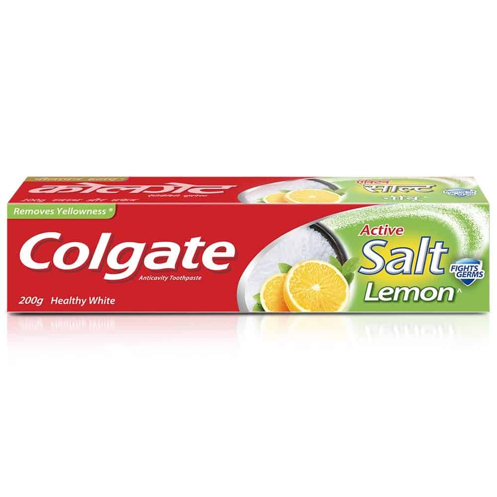 Colgate Active Salt  Lemon Healthy White Toothpaste