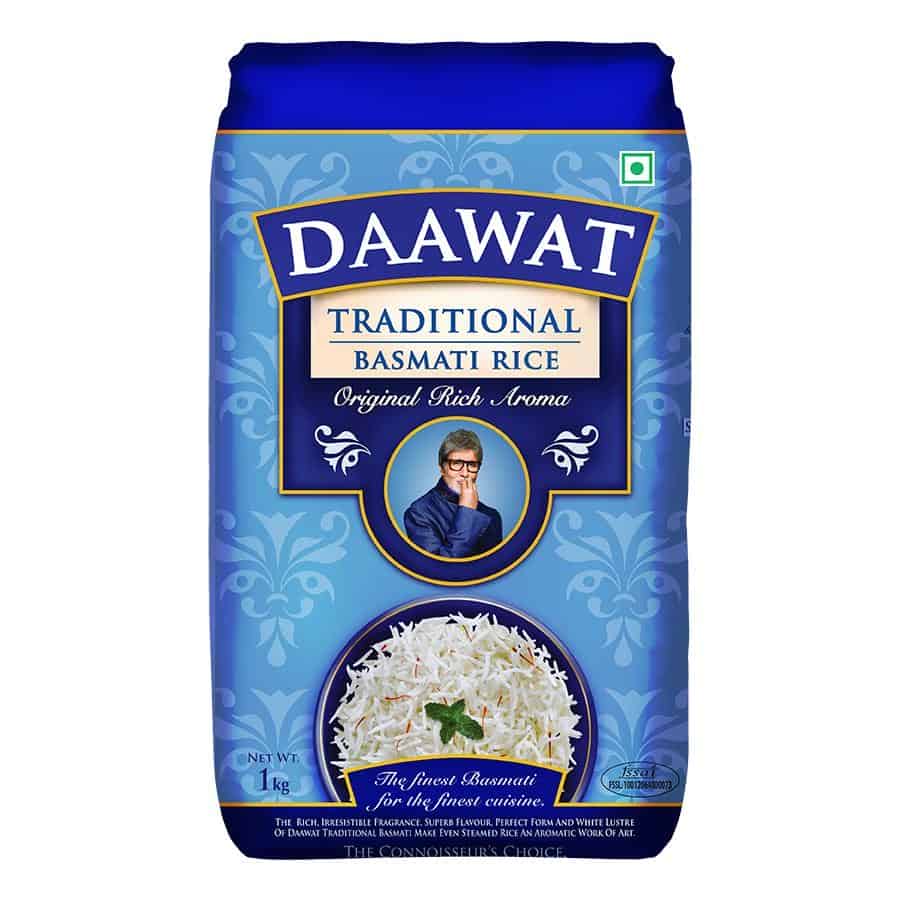Daawat Traditional Basmati Rice, 1 Kg