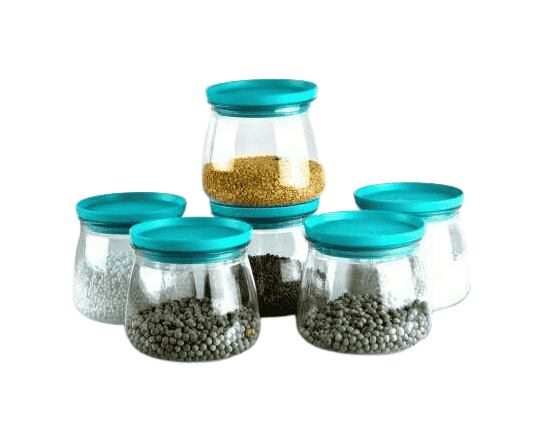 New Unbreakable Airtight Transparent Jar Plastic Grocery Container