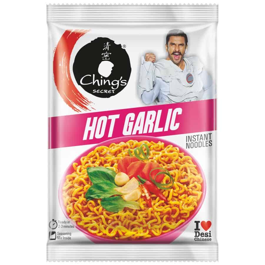 Ching's Secret Hot Garlic Instant Noodles, 60g