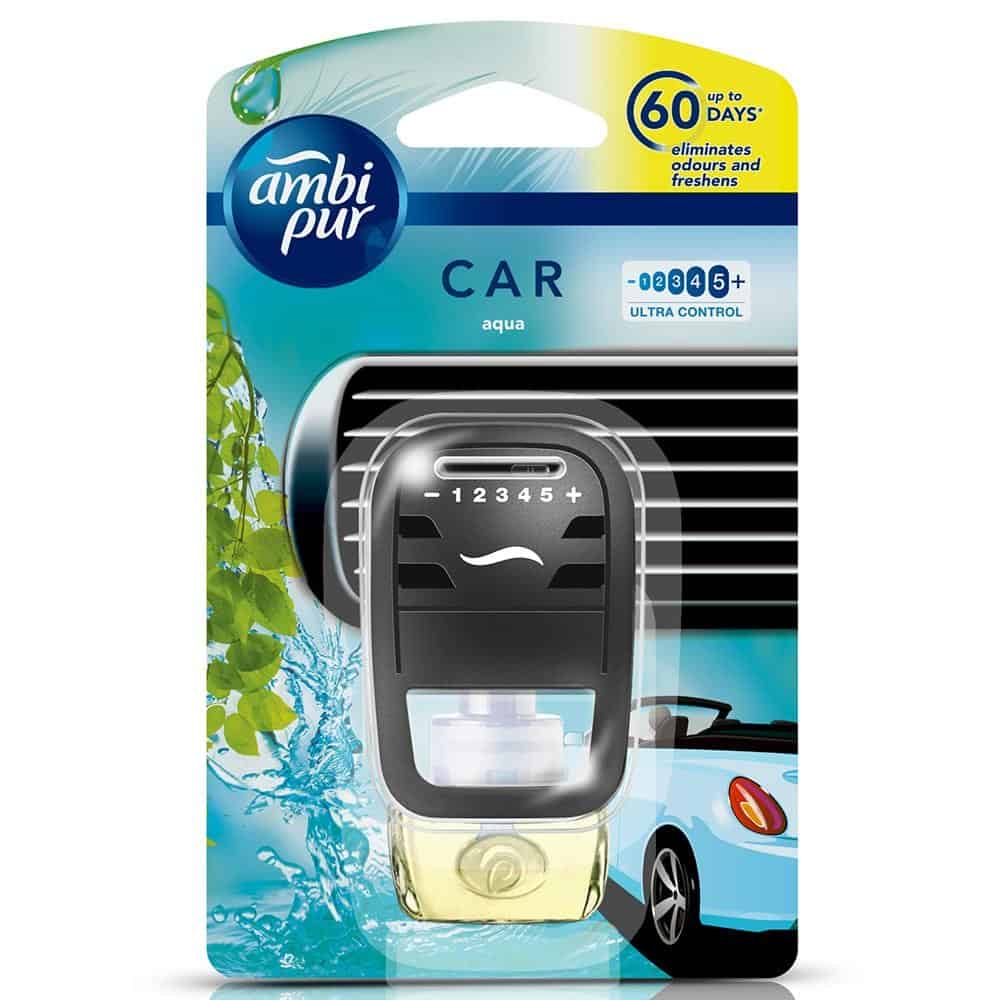 Ambi Pur Car Air Freshener Aqua Machine + Refill, 7.5ml