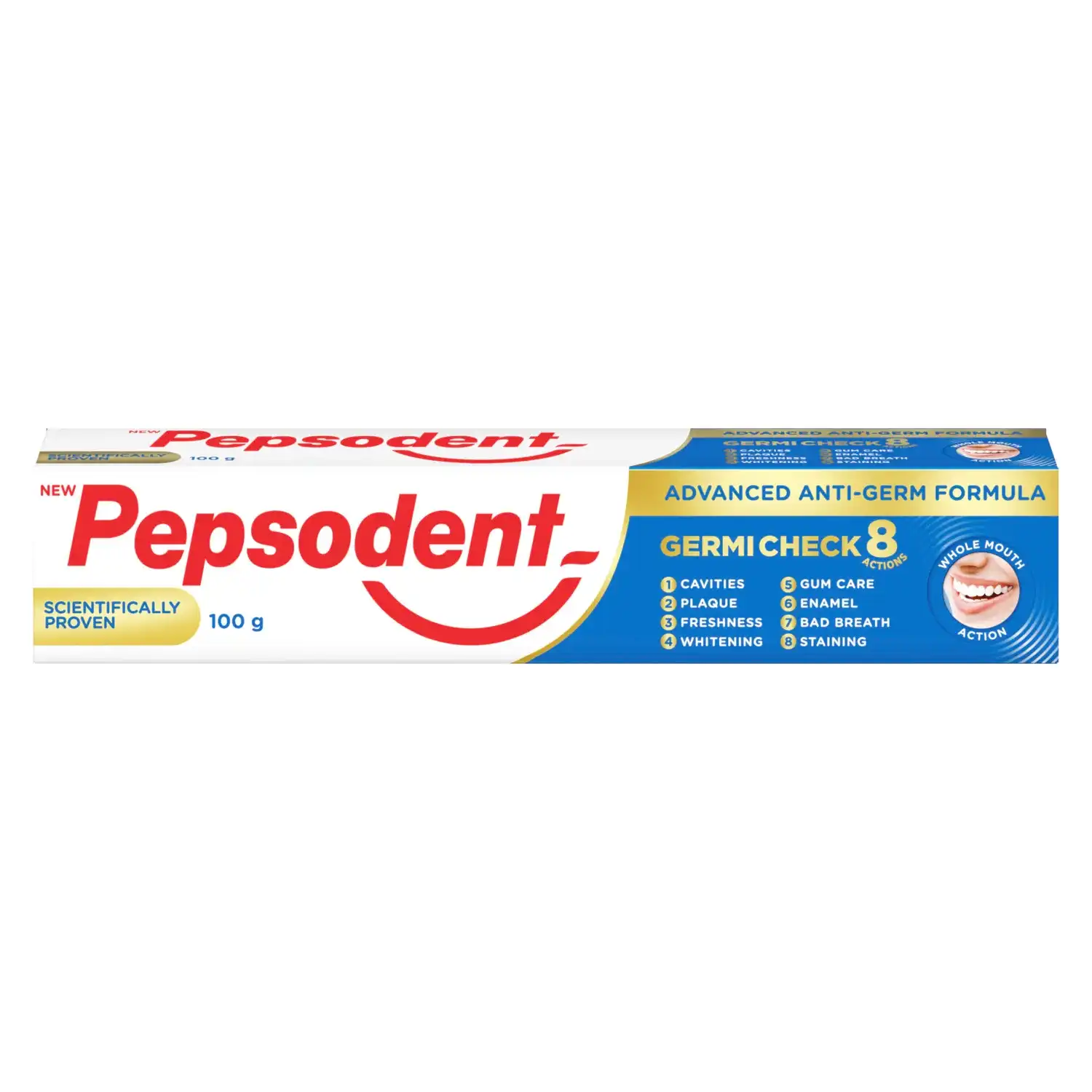 Pepsodent Germicheck 8 Actions Toothpaste, 200g
