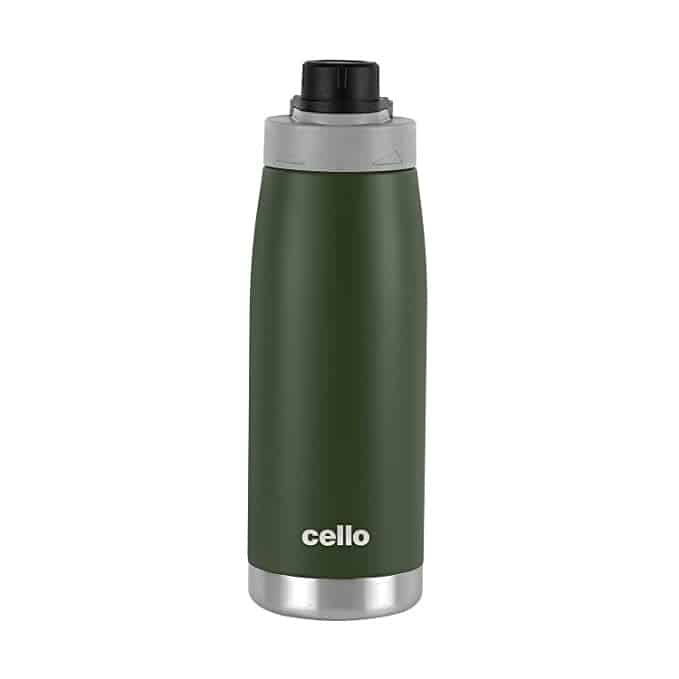Cello Duro Tuff Steel Series Sport Flask, Vacuum Insulated Sports Bottle 1100ml