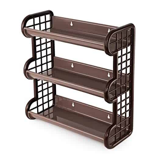 Cello Japan Plastic Storage Shelf, Brown
