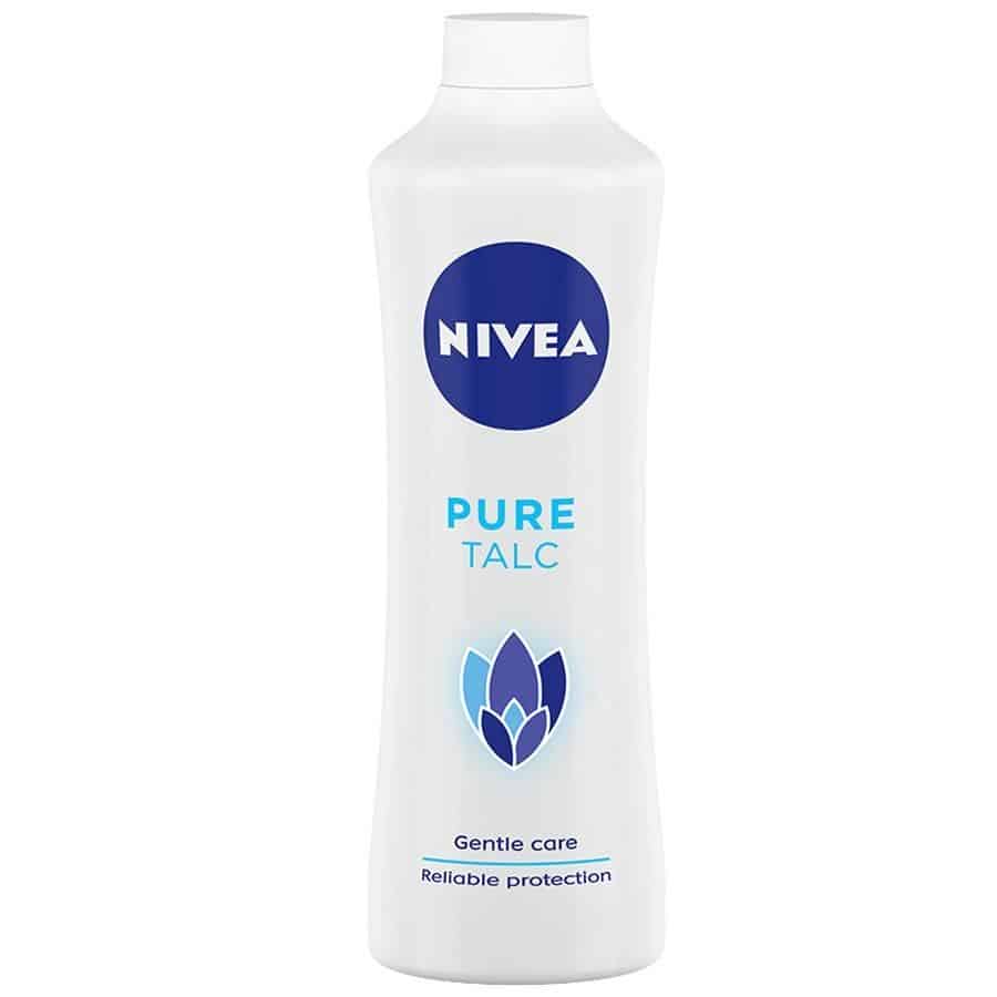 Nivea Pure Talcum Powder For Men & Women - Fragrance & Reliable Protection Against Body Odour