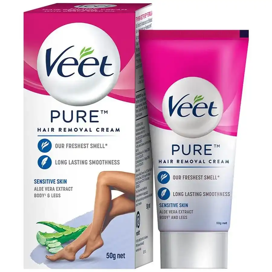 Veet Pure Hair Removal Cream For Women With No Ammonia Smell Sensitive Skin