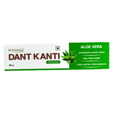 Patanjali Dant Kanti Aloe Vera Gel Toothpaste, 80g