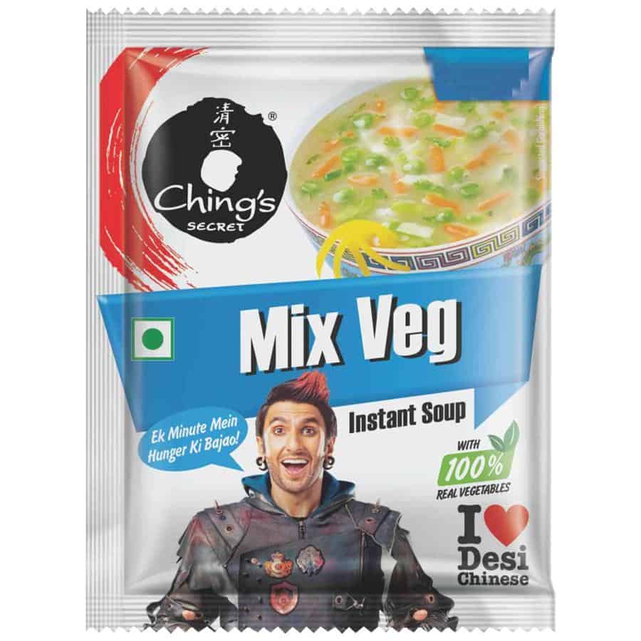 Ching's Secret Mix Veg Instant Soup, 15g