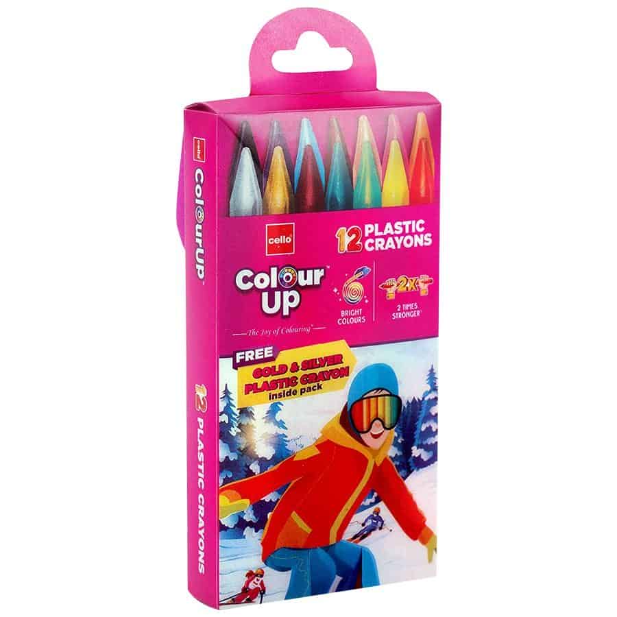 Cello ColourUp Tictac Plastic Crayons