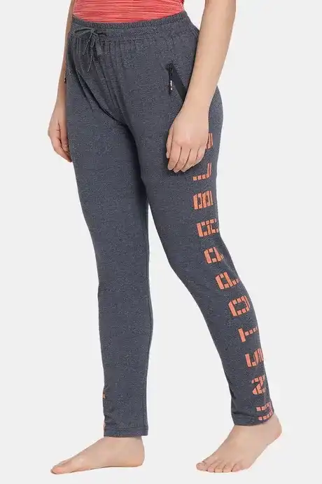 Lyra Mid Rise Track Pant LT-312 Charcoal Melange