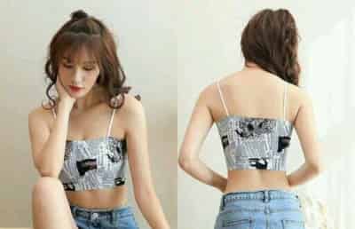 Stylish Women's Padded Nylon Elastane Bra