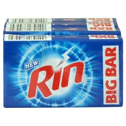 Rin Detergent Bar, 4x250g (Pack of 4)