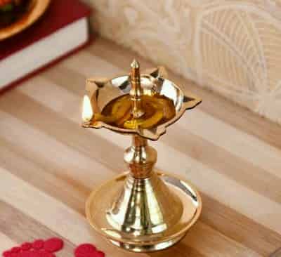 Brass Uddipi  Deep (4.5*2 Inches)