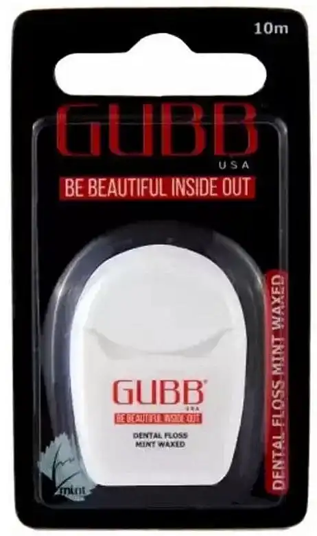 Gubb Dental Floss Mint Waxed 10M