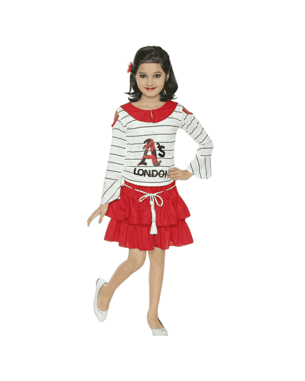 Modern Fancy Girls Top & Bottom Sets