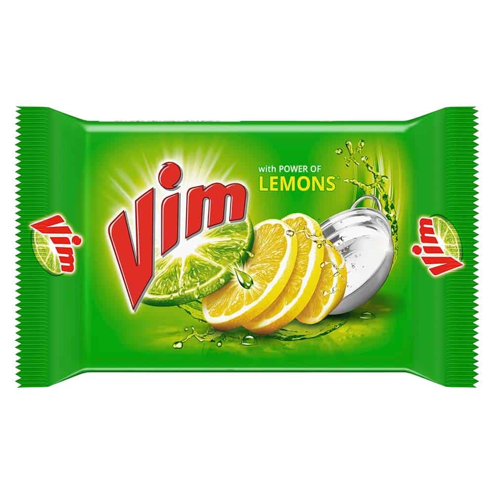 Vim Lemon Dishwash Bar, 145g
