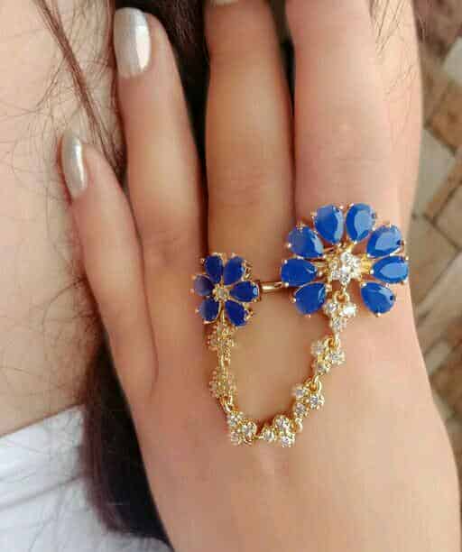 Women's Classic Metal American Diamond Rings