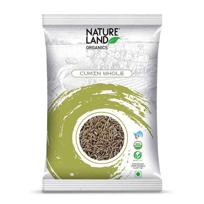 Natureland Organics Cumin Whole (Sabut Jeera), 250g