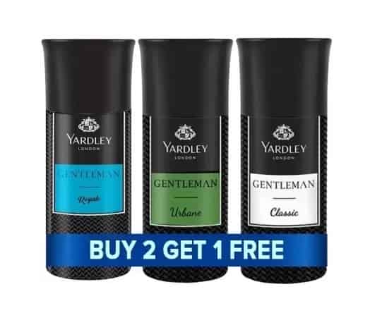 Yardley London Combo Pack Deodorant Spray - For Men  (450 ml, Pack of 3)